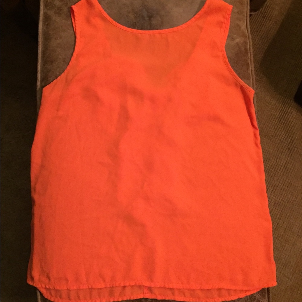 Cute orange tank top